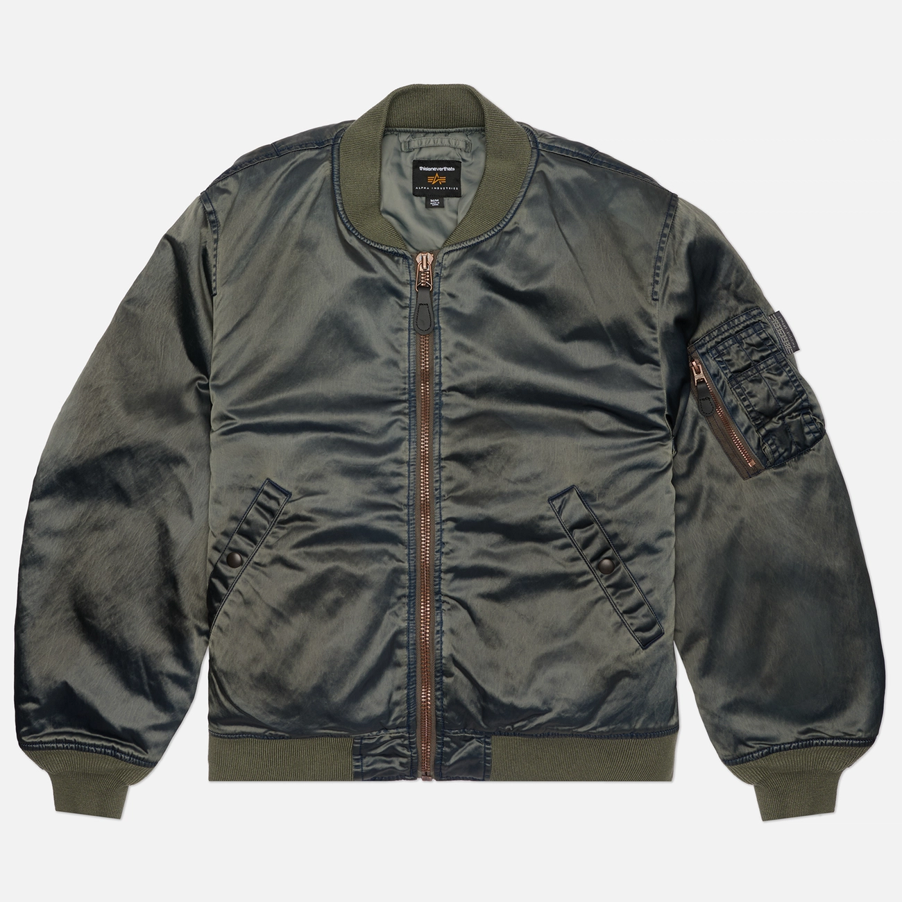 Мужская куртка бомбер Alpha Industries x thisisneverthat MA-1
