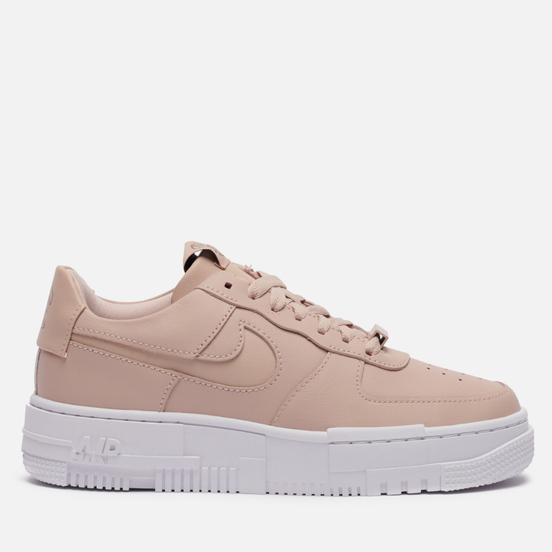 Женские кроссовки Nike Air Force 1 Low Pixel Particle Beige/Particle Beige/Black
