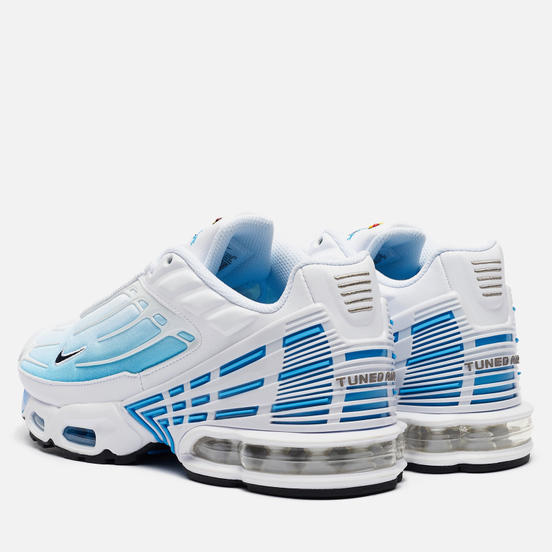 Мужские кроссовки Nike Air Max Plus III White/Black/Laser Blue/Enigma Stone