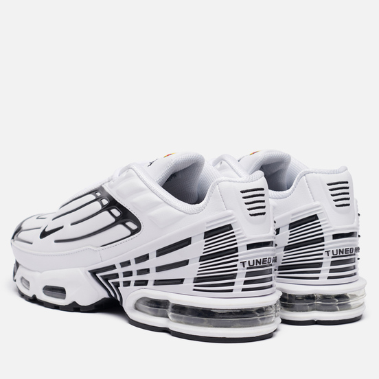 Мужские кроссовки Nike Air Max Plus III Leather White/Black/White/Chile Red
