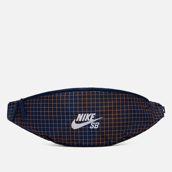 Сумка на пояс Nike SB Heritage Hip All Over Print Midnight Navy/Midnight Navy/White