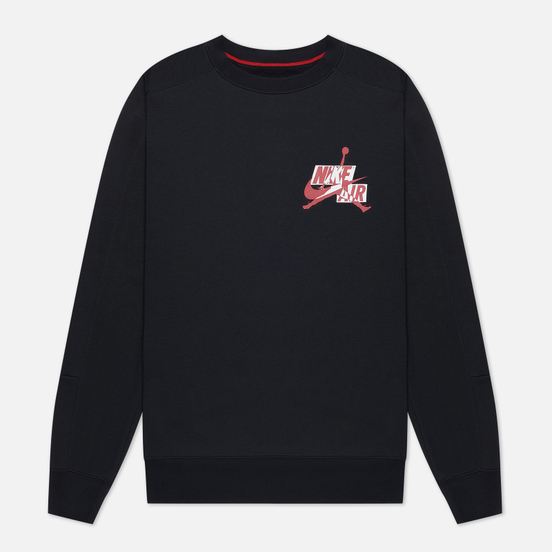 Мужская толстовка Jordan Jumpman Fleece Crew Black/Black/Black