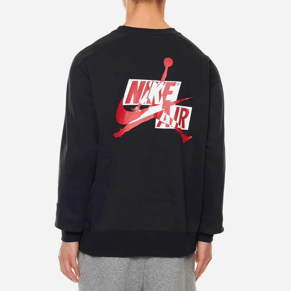 Jordan Мужская толстовка Jumpman Fleece Crew