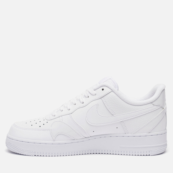 Мужские кроссовки Nike Air Force 1 07 LV8 Misplaced Swoosh White/White/White