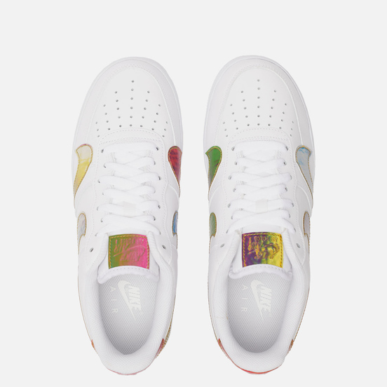 Мужские кроссовки Nike Air Force 1 07 LV8 Misplaced Swoosh White/Multi-Color/White