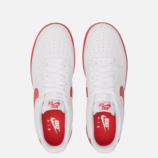 Мужские кроссовки Nike Air Force 1 Low Midsole White/University Red/White
