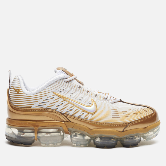 Мужские кроссовки Nike Air Vapormax 360 White/Metallic Gold/Black/Reflect Silver