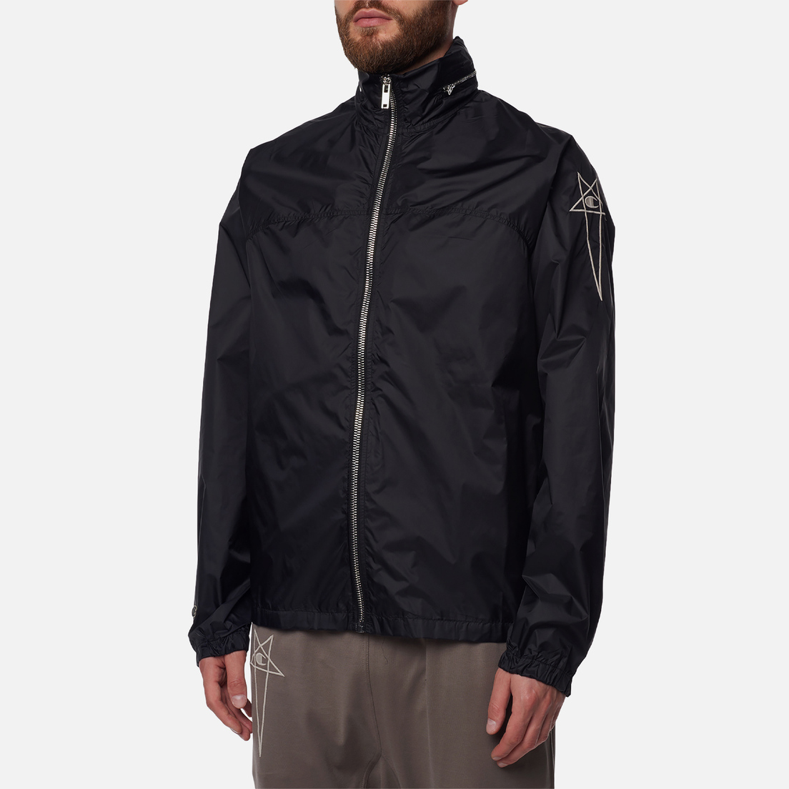 Rick Owens Мужская куртка ветровка x Champion Mountain Windbreaker Nylon