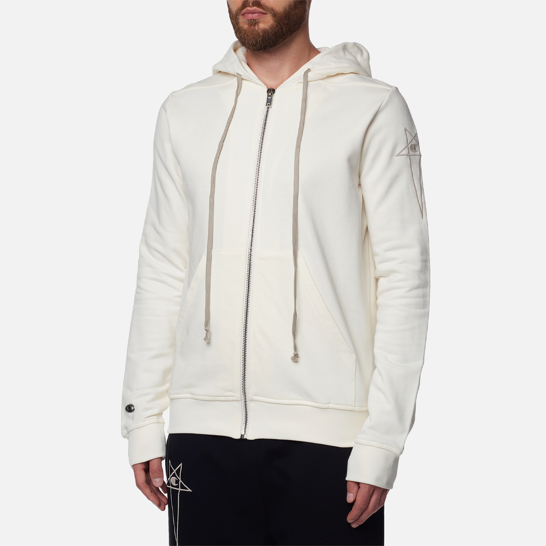 Rick Owens Мужская толстовка x Champion Jason's Hoodie Felpa