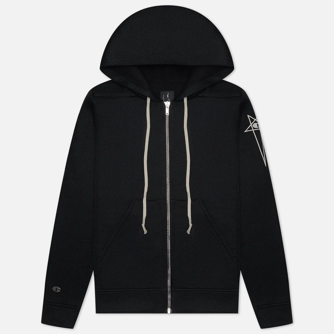 Rick Owens Мужская толстовка x Champion Jason's Hoodie 3D Mesh