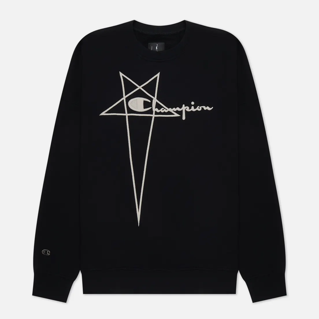 Rick Owens Мужская толстовка x Champion Pullover Felpa