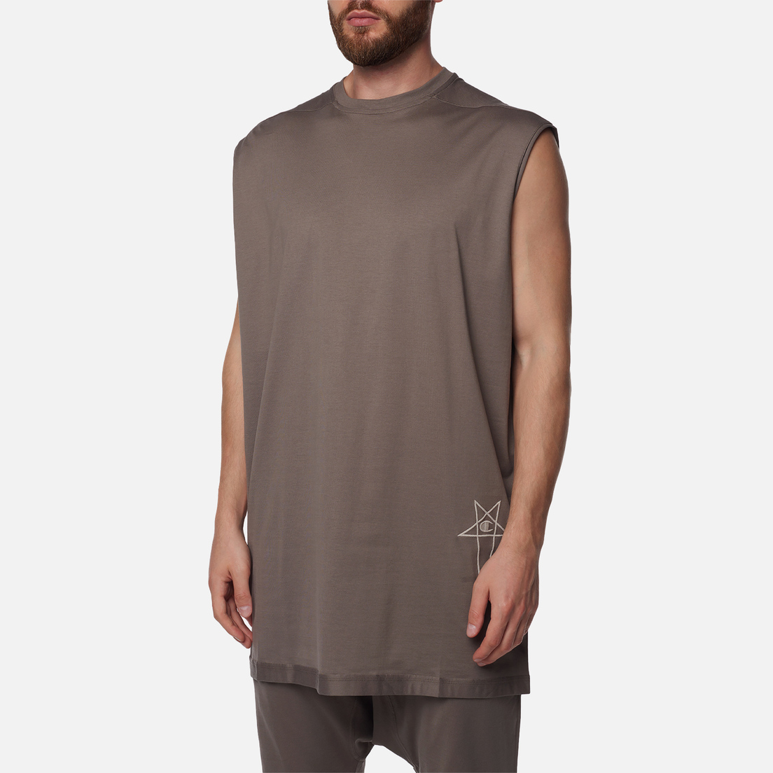 Rick Owens Мужская майка x Champion Tarp Jersey