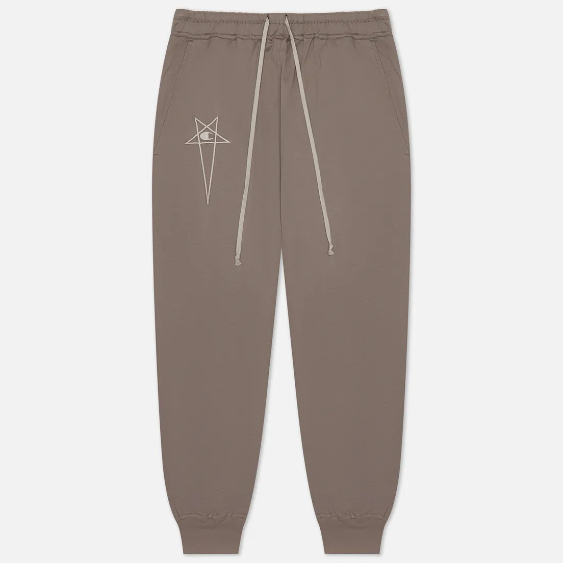 Rick Owens Мужские брюки x Champion Prisoner Drawstring Jersey