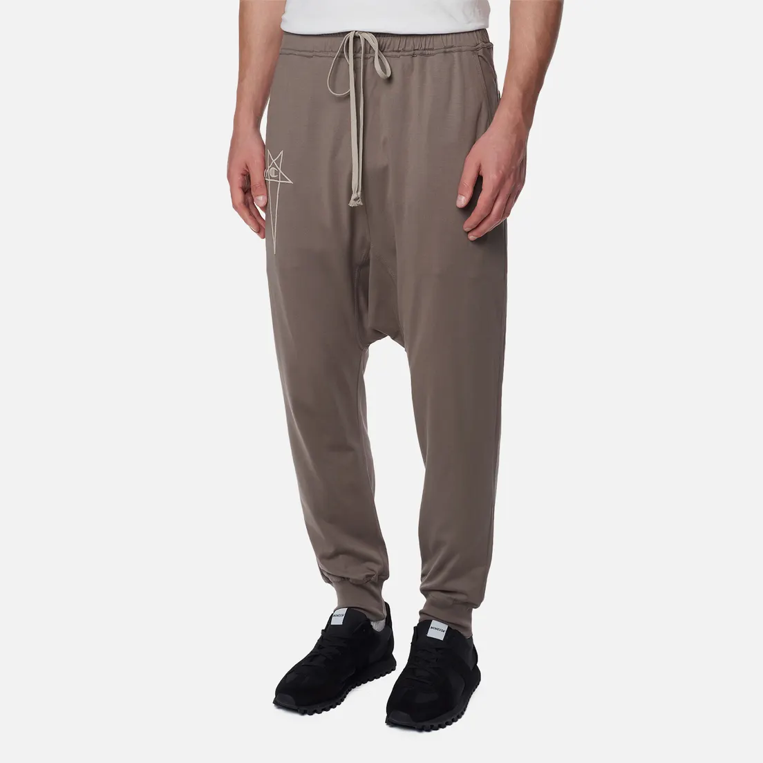 Rick Owens Мужские брюки x Champion Prisoner Drawstring Jersey