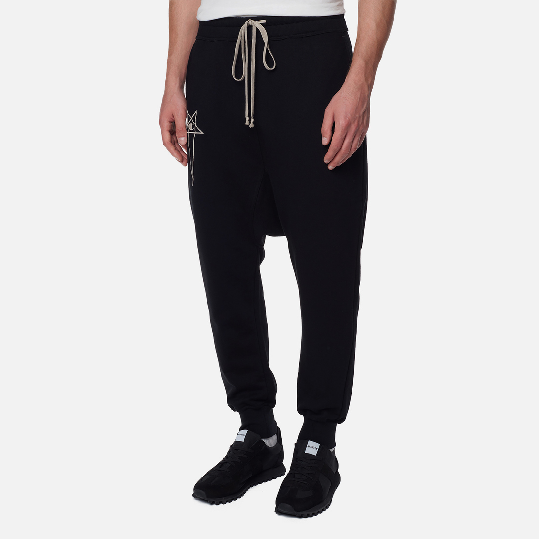 Rick Owens Мужские брюки x Champion Prisoner Drawstring Felpa