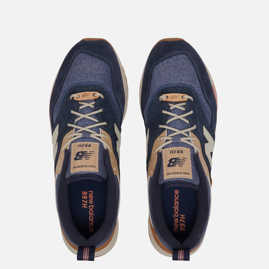 Мужские кроссовки New Balance CM997HAK Navy/Workwear Brown/White