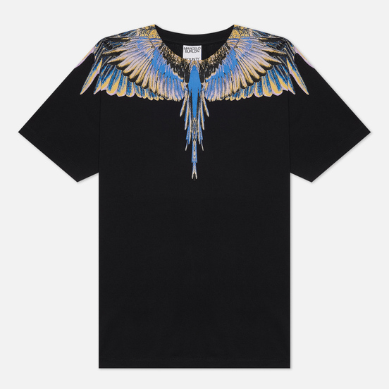 Мужская футболка Marcelo Burlon Wings Basic Black/Pink