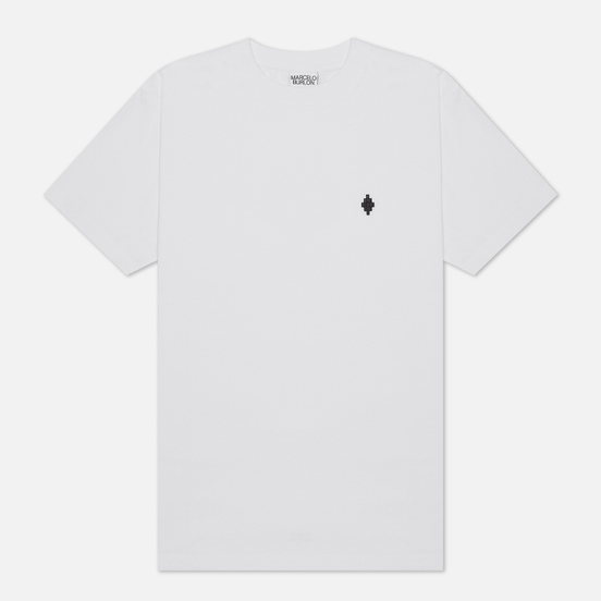 Мужская футболка Marcelo Burlon Cross Basic White/Black