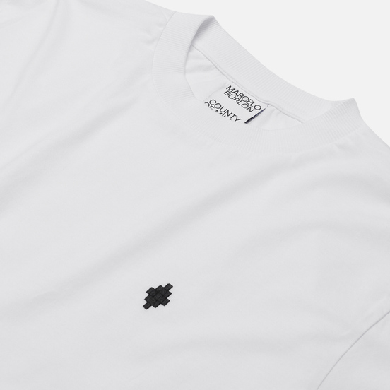 Мужская футболка Marcelo Burlon Cross Basic White/Black