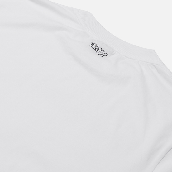 Мужская футболка Marcelo Burlon Cross Basic White/Black