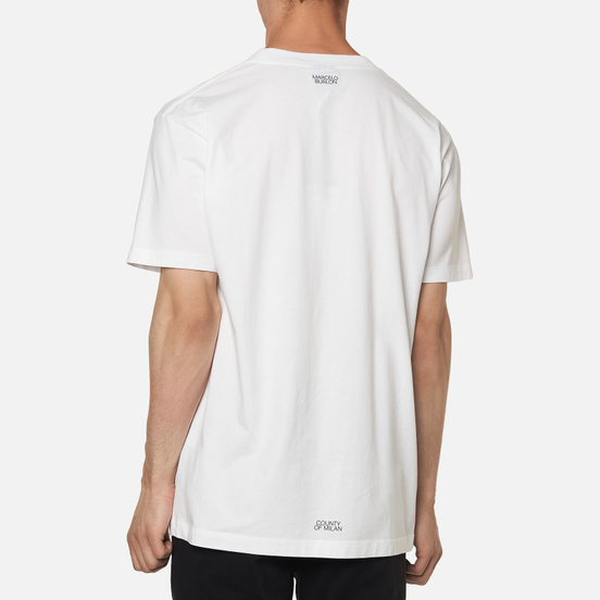 Мужская футболка Marcelo Burlon Cross Basic White/Black