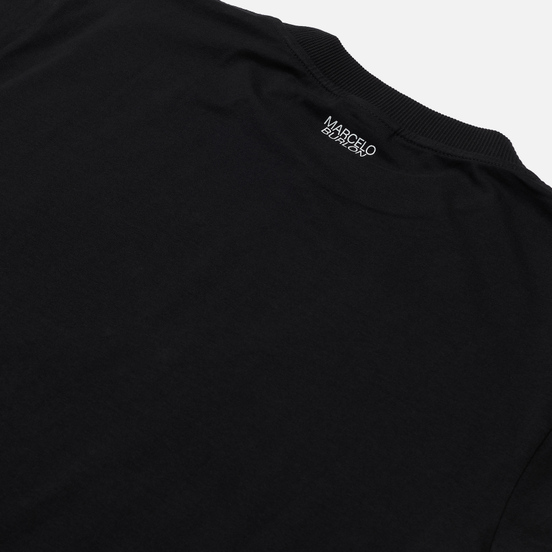 Мужская футболка Marcelo Burlon Cross Basic Black/White