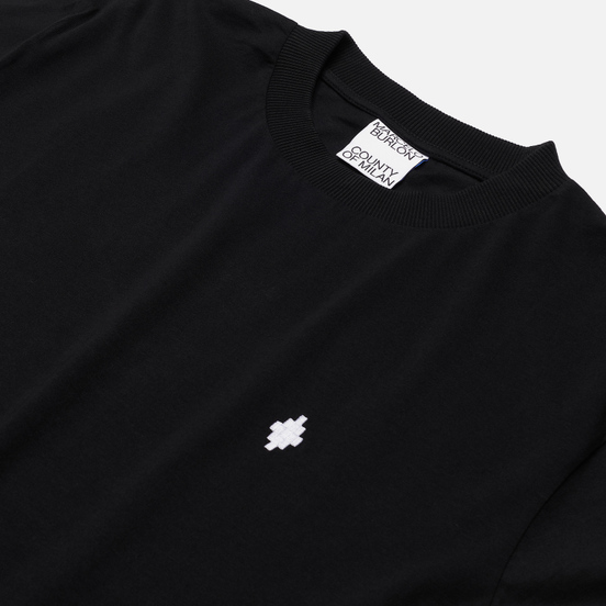 Мужская футболка Marcelo Burlon Cross Basic Black/White