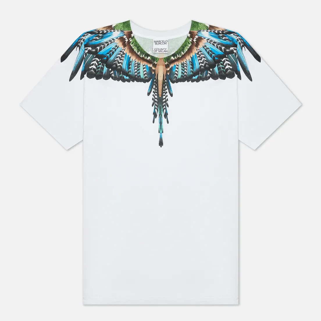 Marcelo Burlon Мужская футболка Grizzly Wings Regular Crewneck