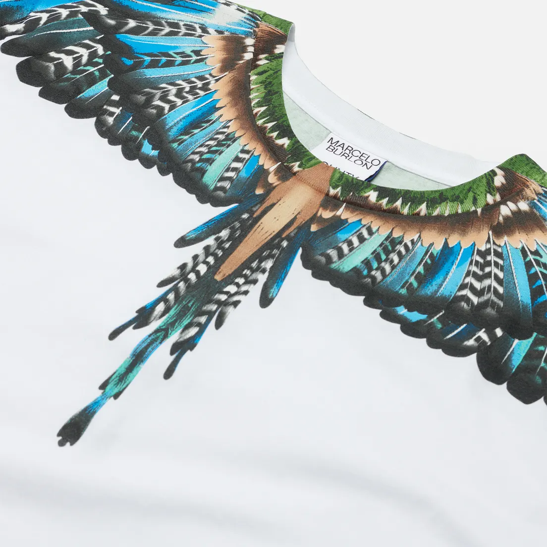 Marcelo Burlon Мужская футболка Grizzly Wings Regular Crewneck