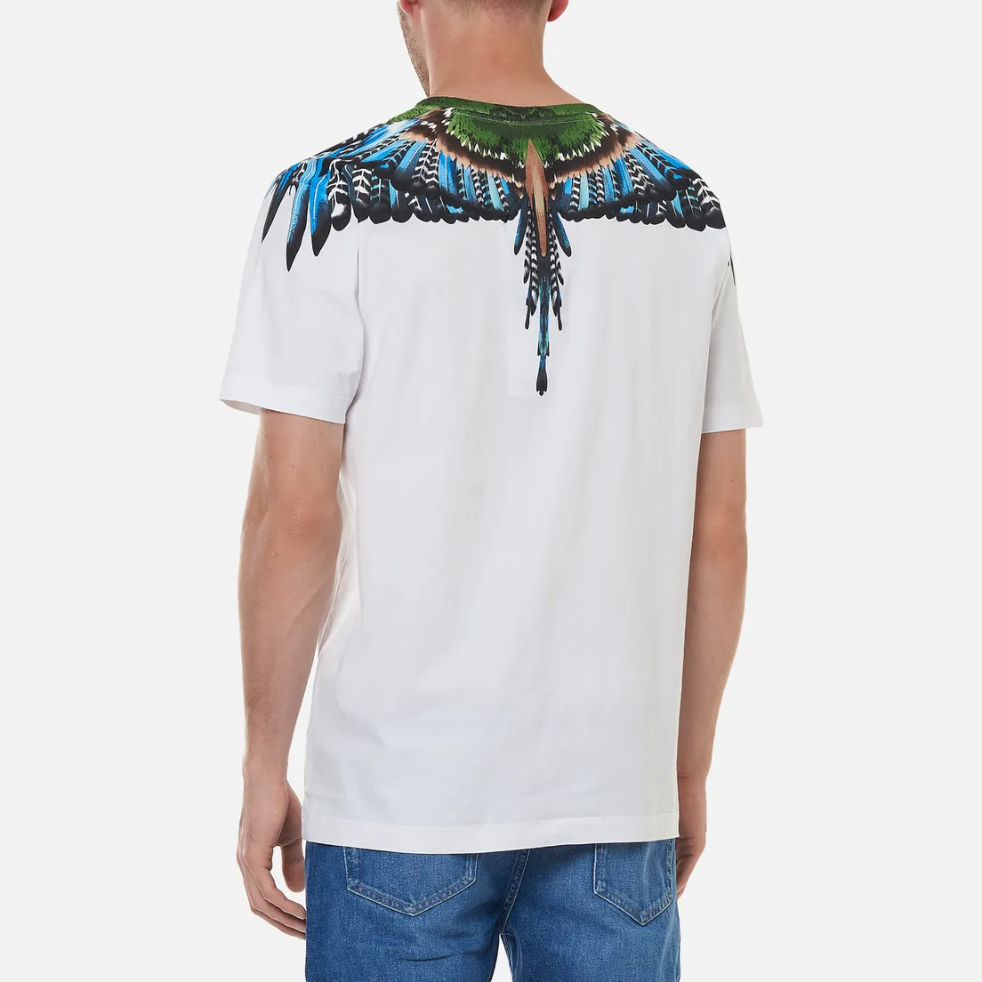 Marcelo Burlon Мужская футболка Grizzly Wings Regular Crewneck