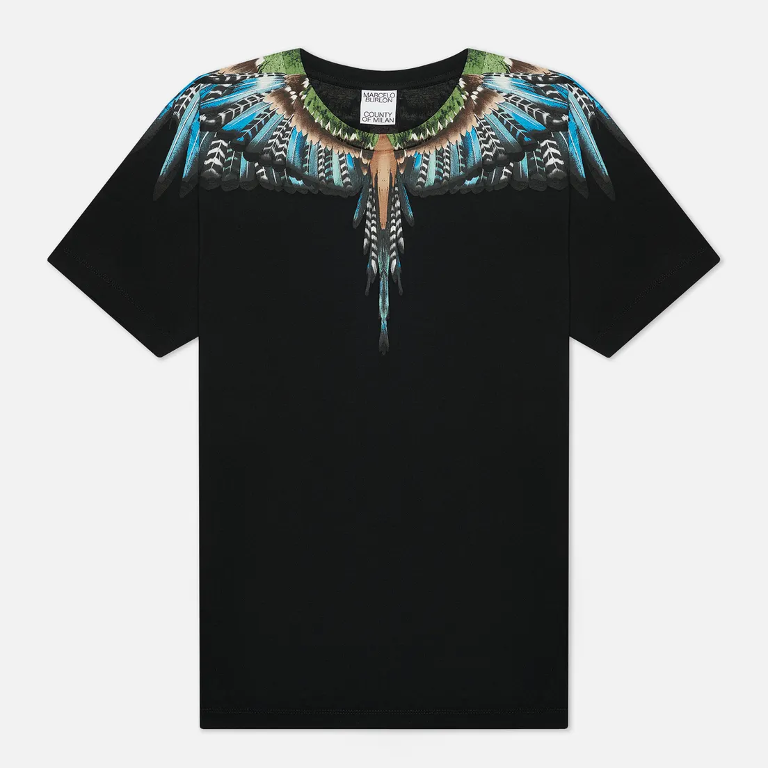 Marcelo Burlon Мужская футболка Grizzly Wings Regular Crewneck