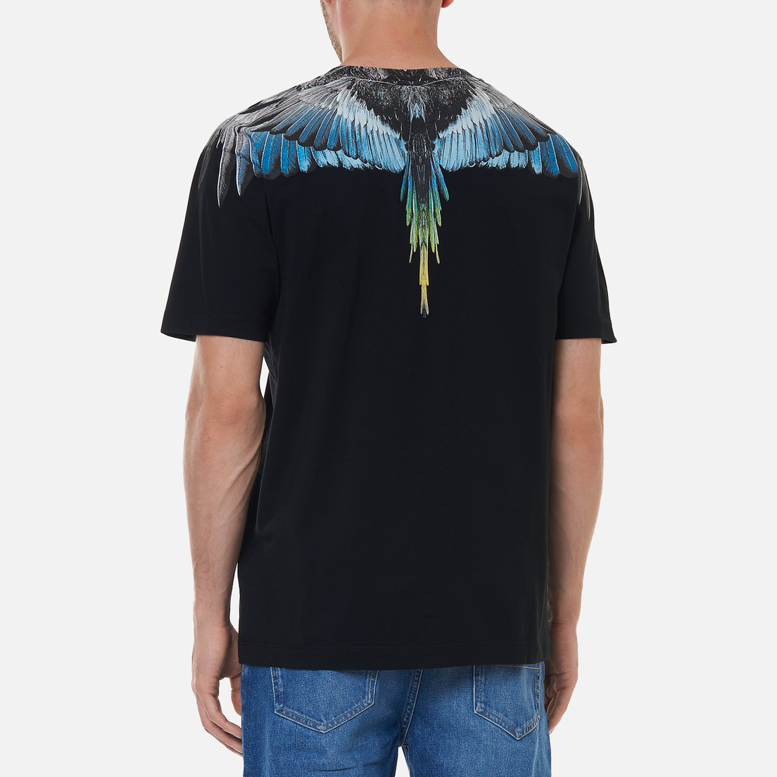 Marcelo Burlon Мужская футболка Grizzly Wings Regular Crewneck