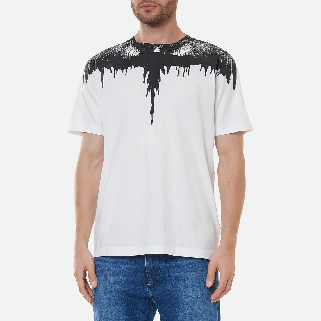 Marcelo Burlon Мужская футболка Tar Wings Regular
