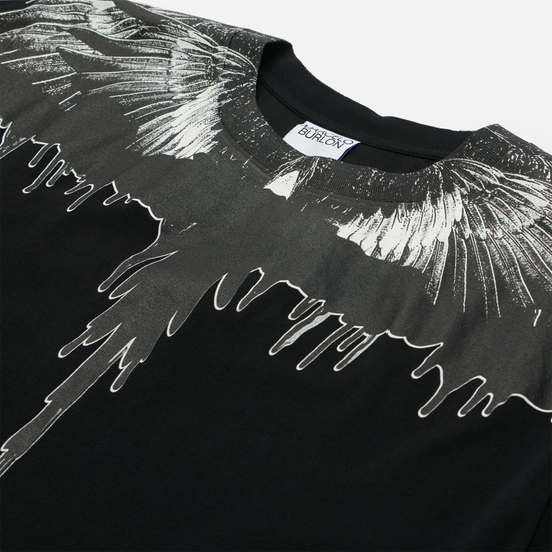 Мужская футболка Marcelo Burlon Tar Wings Regular Black/Black