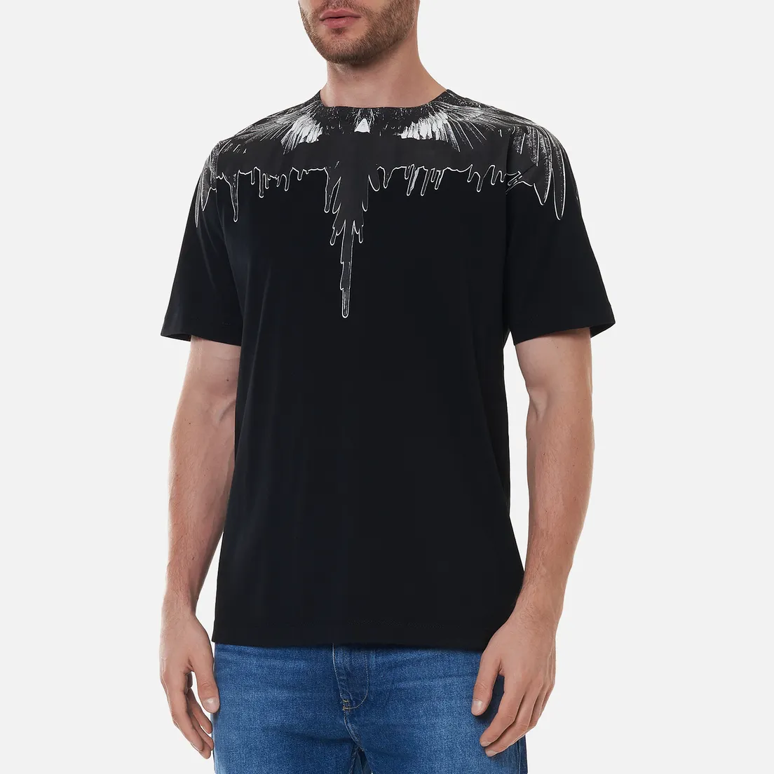 Marcelo Burlon Мужская футболка Tar Wings Regular