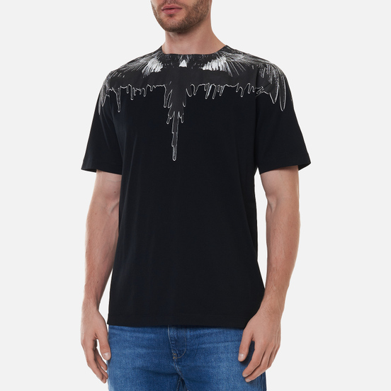 Мужская футболка Marcelo Burlon Tar Wings Regular Black/Black