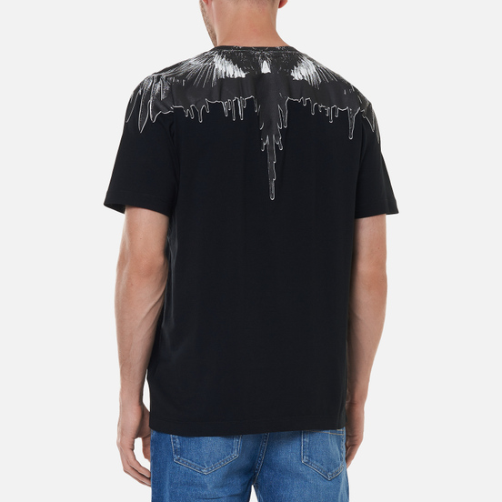 Мужская футболка Marcelo Burlon Tar Wings Regular Black/Black