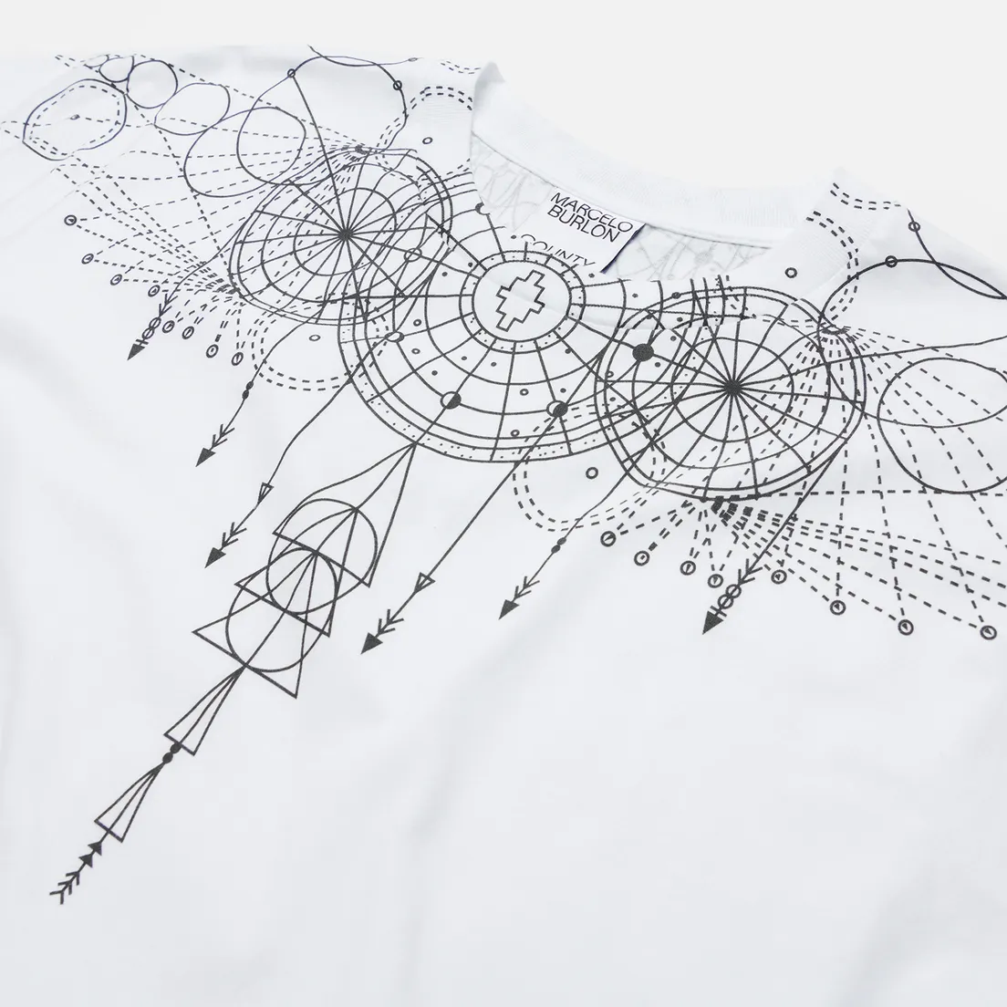 Marcelo Burlon Мужская футболка Astral Wings Regular