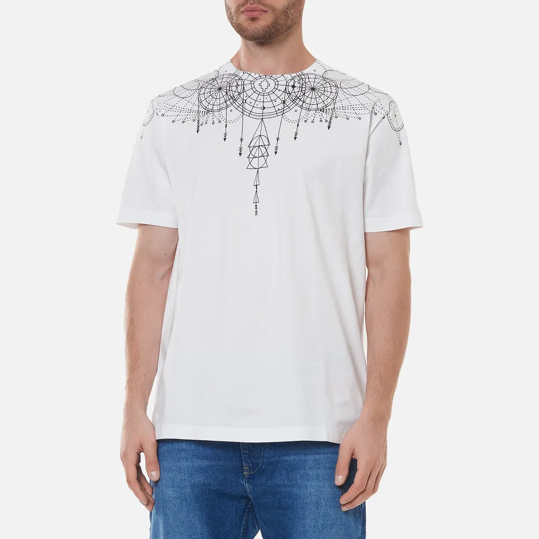 Marcelo Burlon Мужская футболка Astral Wings Regular