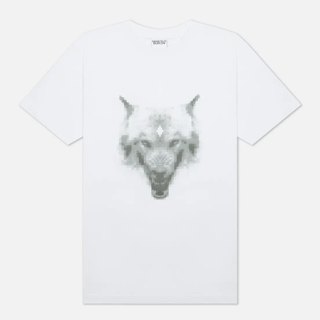 Marcelo Burlon Мужская футболка Cross Wolf Regular