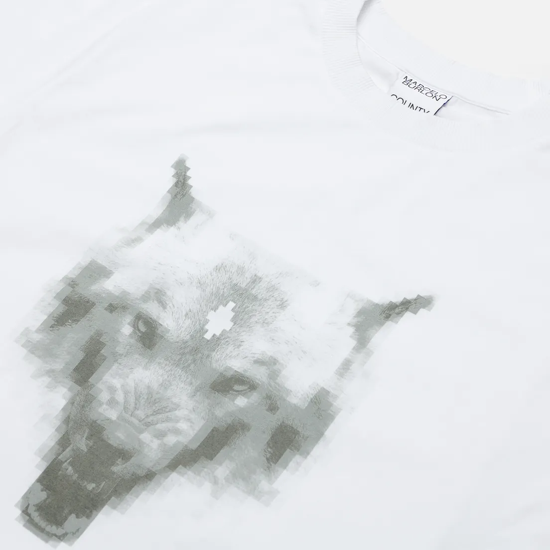 Marcelo Burlon Мужская футболка Cross Wolf Regular
