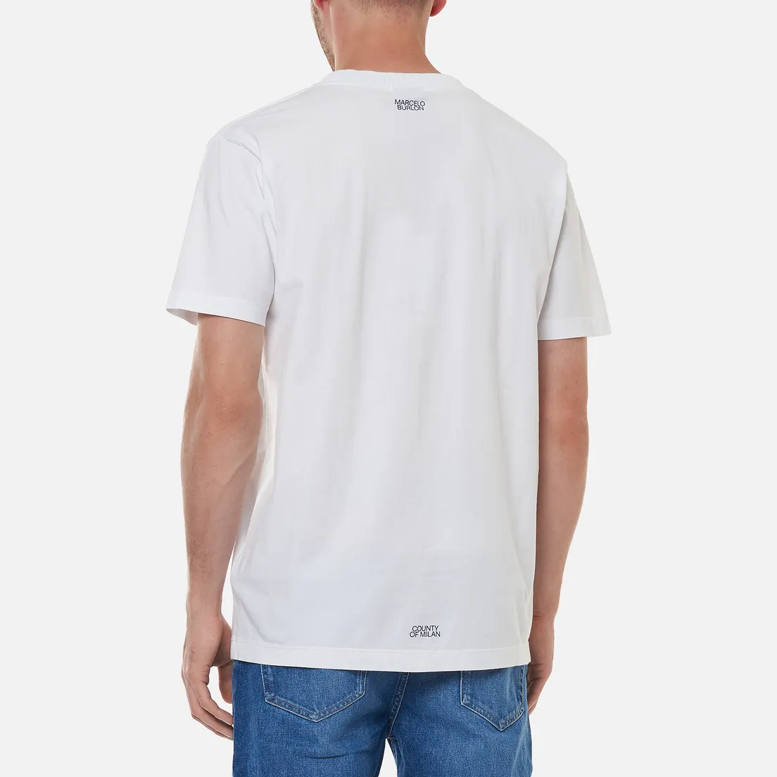 Marcelo Burlon Мужская футболка Cross Wolf Regular