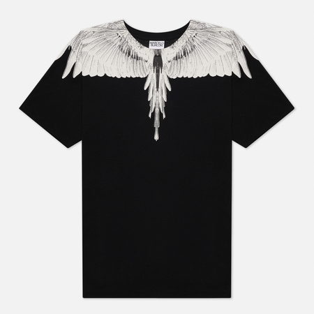 Мужская футболка Marcelo Burlon Wings Regular, цвет чёрный, размер S