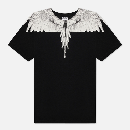 Мужская футболка Marcelo Burlon Wings Regular Black/White