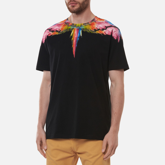Мужская футболка Marcelo Burlon Colordust Wings Regular Black/Multicolor