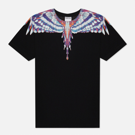 Мужская футболка Marcelo Burlon Birds Wings Regular, цвет чёрный, размер M