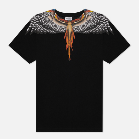 Мужская футболка Marcelo Burlon Grizzly Wings Regular, цвет чёрный, размер XL