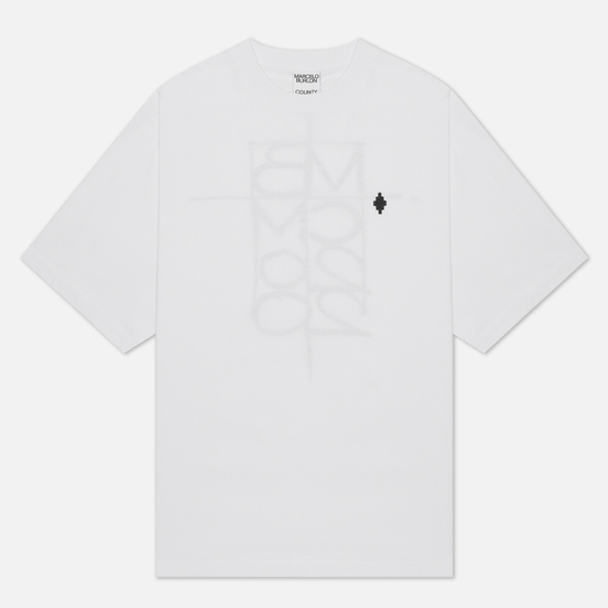 Мужская футболка Marcelo Burlon MBCM Over White/Black