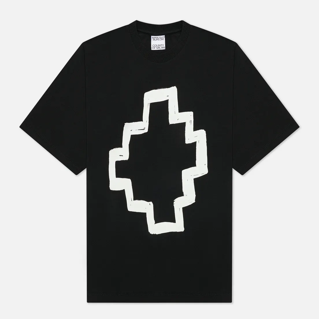 Marcelo Burlon Мужская футболка Tempera Cross Over