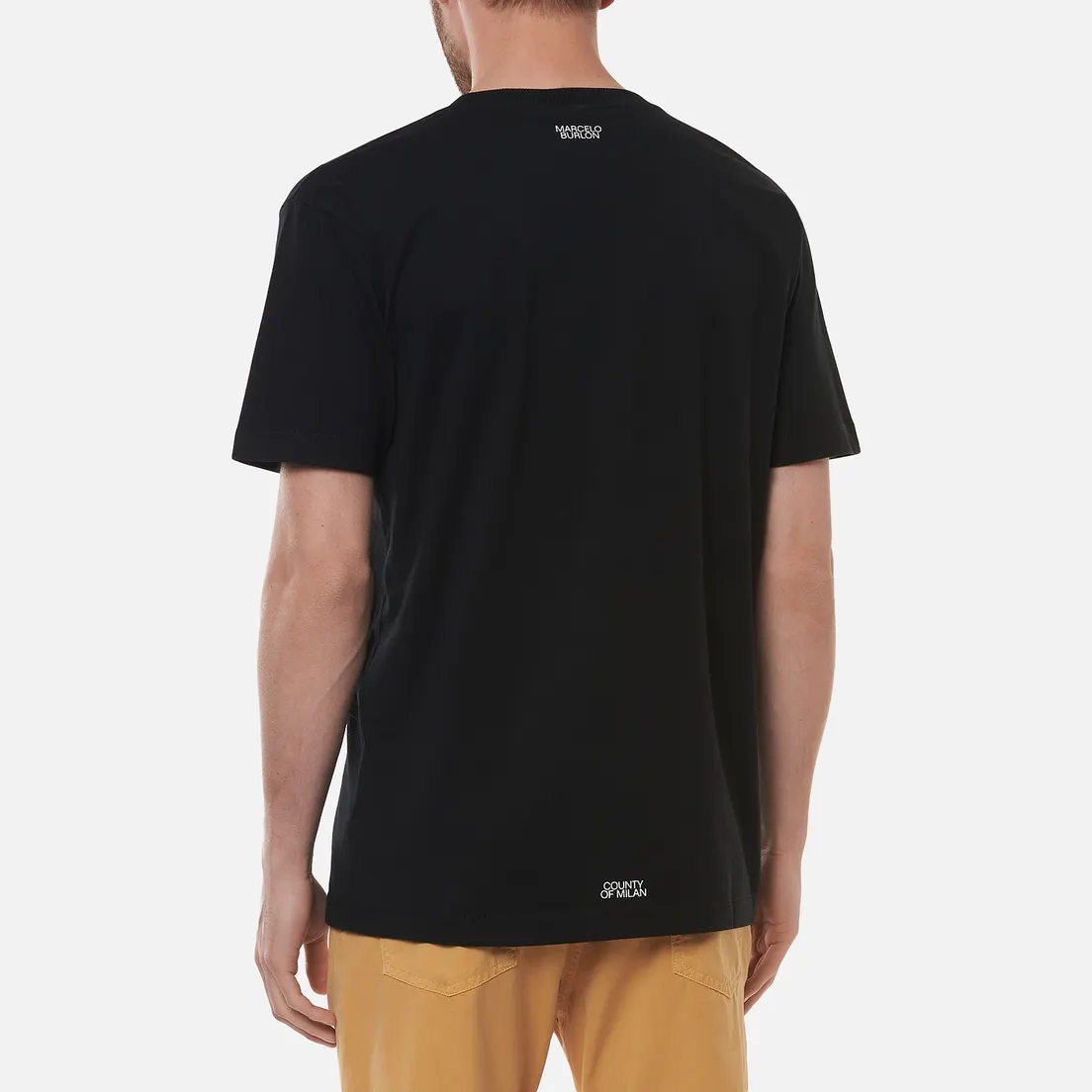 Marcelo Burlon Мужская футболка Cross Basic Neck